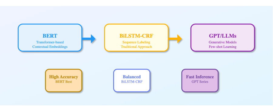 NER Architectures Diagram
